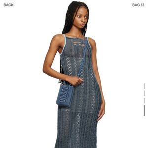 Diesel Blue Phone Crossbody Bag